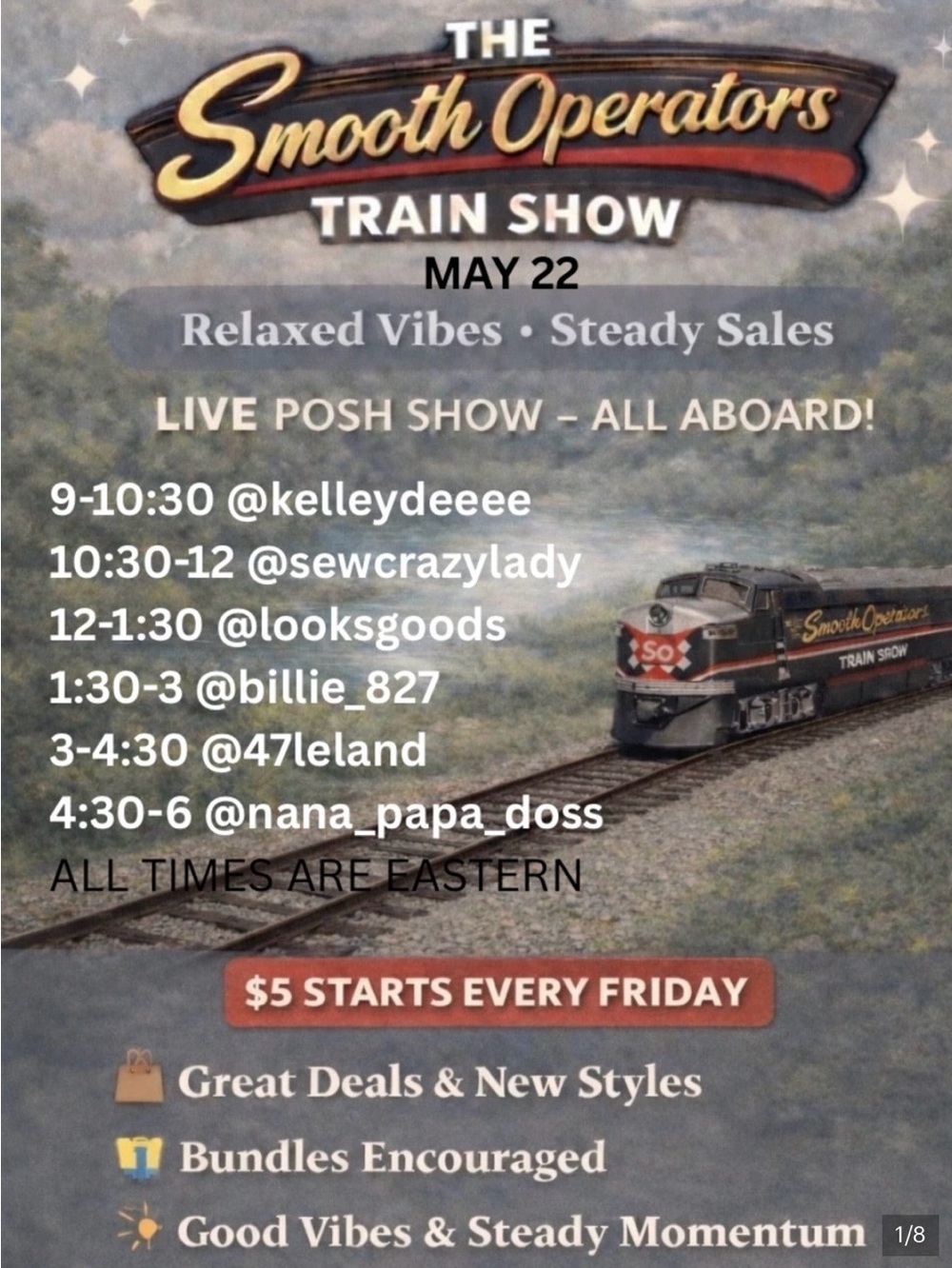 The Smooth Operators Train Show $5 Starts